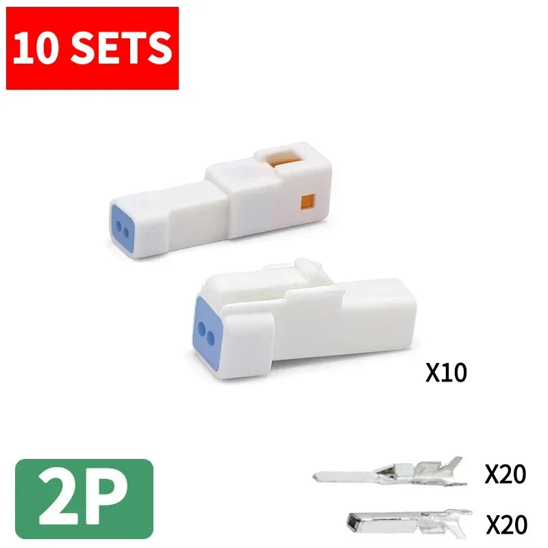 10 sets JST JWPF LED Automotive Wiring Harness 04T-JWPF-VSLE JST 03R JST-02T 02R 06T 08T  Light Strip Motorcycle Connector