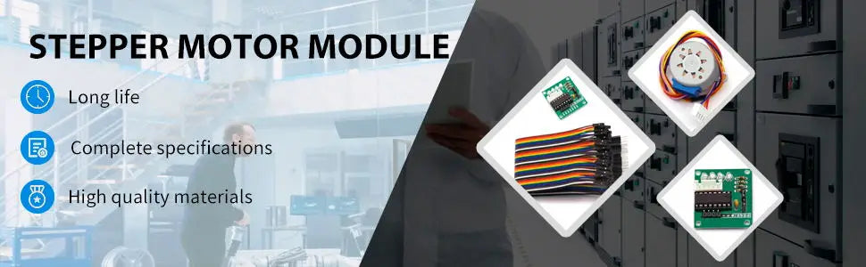 5Sets ULN2003 28BYJ-48 5V Stepper Motor + ULN2003 Driver Board Suitable for Arduino Driver Test Module Stepper Motors DIY Kit