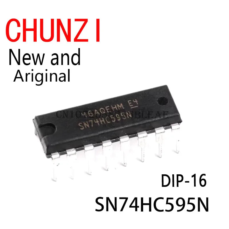 10PCS New and Original 74HC595 74HC595N SN74HC595 DIP-16 SN74HC595N