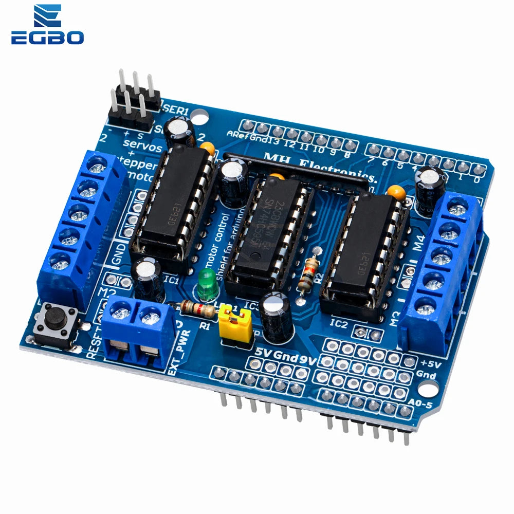 1PCS EGBO  L293D motor control shield motor drive expansion board FOR Arduino motor shield
