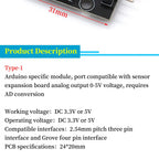 MGQH 360 Degrees Rotary Encoder Module For Arduino Brick Sensor Switch Development Board KY-040 With Pins