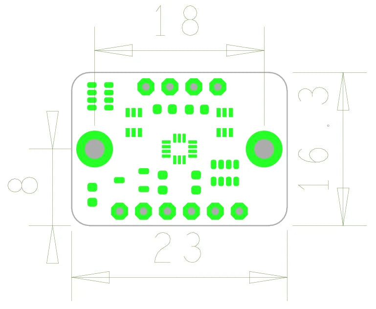 3-axis accelerometer, 3-axis gyroscope for LSM6DS3TR-C LSM6DSV320X, 6-axis inertial sensor