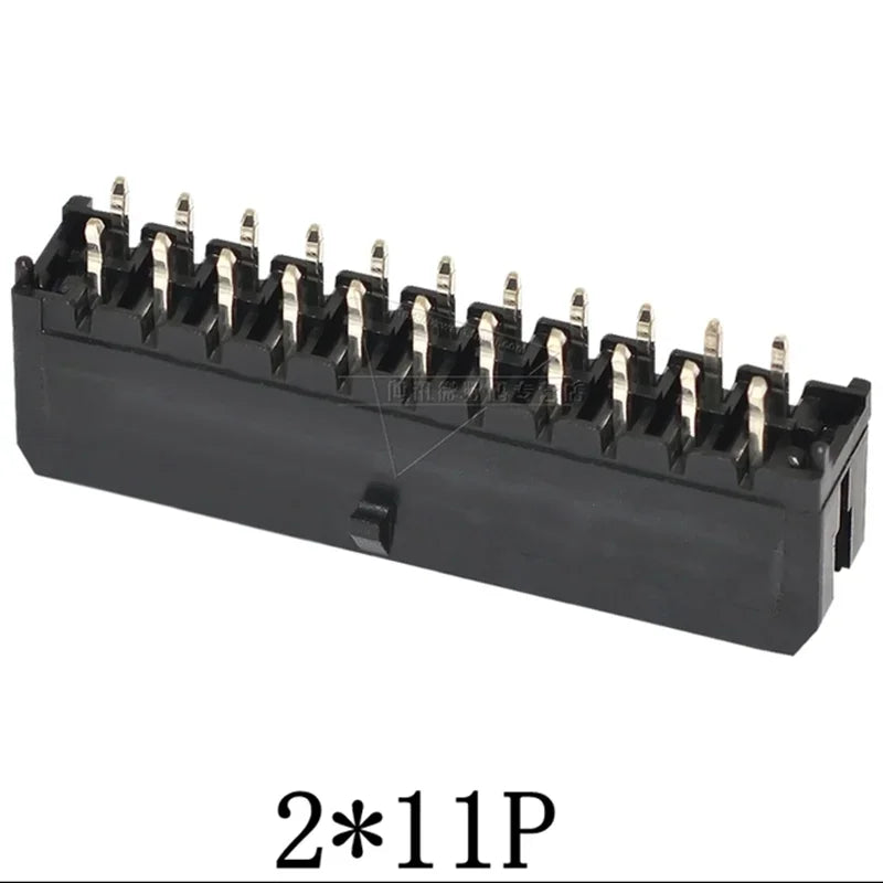 10pcs 3.0mm Wafer Micro-Fit 3.0 Connector PCB Male Header Straight 2 4 6 8 10 12 14 16 18 20 22 24 Pin Board Solder 43045