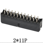 10pcs 3.0mm Wafer Micro-Fit 3.0 Connector PCB Male Header Straight 2 4 6 8 10 12 14 16 18 20 22 24 Pin Board Solder 43045