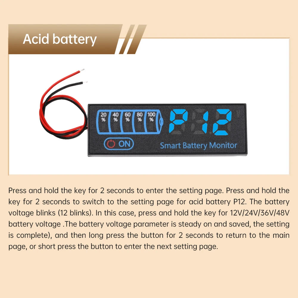 Intelligent Battery Display Lithium Battery Level Indicator DC 7-55V 18650 Lipo Li-ion Capacity Board DIY Charging Tester