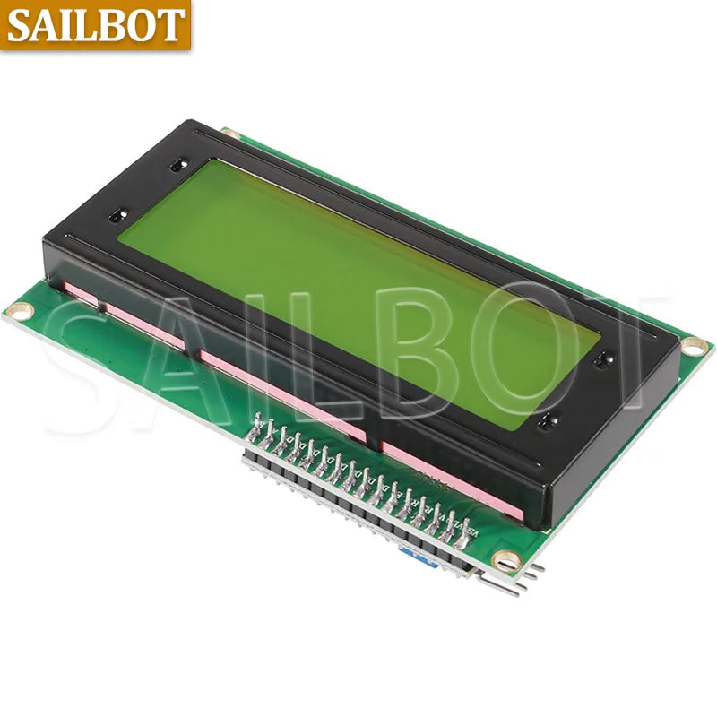 1PCS LCD2004+I2C LCD2004 20x4 2004A Blue Green Screen Character LCD IIC Serial Interface Adapter Module for Arduino