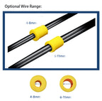 6Way 1IN5Out IP68 Underwater Power Cord Junction Box 4-11mm LED Pool Lamp External Outdoor Light Wire Cable Waterproof Connector
