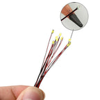 10pcs 0402 0603 0805 1206 Smd Lamp Pre Wired Micro Led Pre-Soldered Micro Litz Wired Chip 30cm 3v Railway Model Gundam Scenes