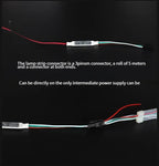 5V RGB Colored Light RGBIC 5M WS2812B 5050 Smart Waterproof LED Strip Individually Addressable IC 30/60/144Pixels/Leds/m Light