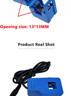 SCT-013 Split Core Current Transformer 5A 10A 15A 20A 30A 50A 60A 100A Multi-range Non-invasive Clip-on AC Current Sensor