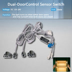 Wardrobe Sensor Switch DC12V 24V 5A PIR Hand Sweep Door Control Touch Sensor For LED Cabinet Closet Lighting