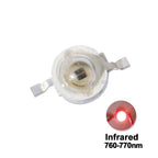 5-10pcs 1W 3W High Power LED IR 730nm 760nm 810nm 850nm 880nm 940nm 980nm 1050nm Diode Light Lamp for Night Vision CCTV Camera