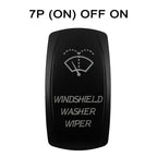CUSTOM Dual RED Led Laser Etched Rocker Switch ON-OFF ON-OFF-ON (SPST DPDT) for ARB/Carling/NARVA 4x4 Caravan Accessories SUV