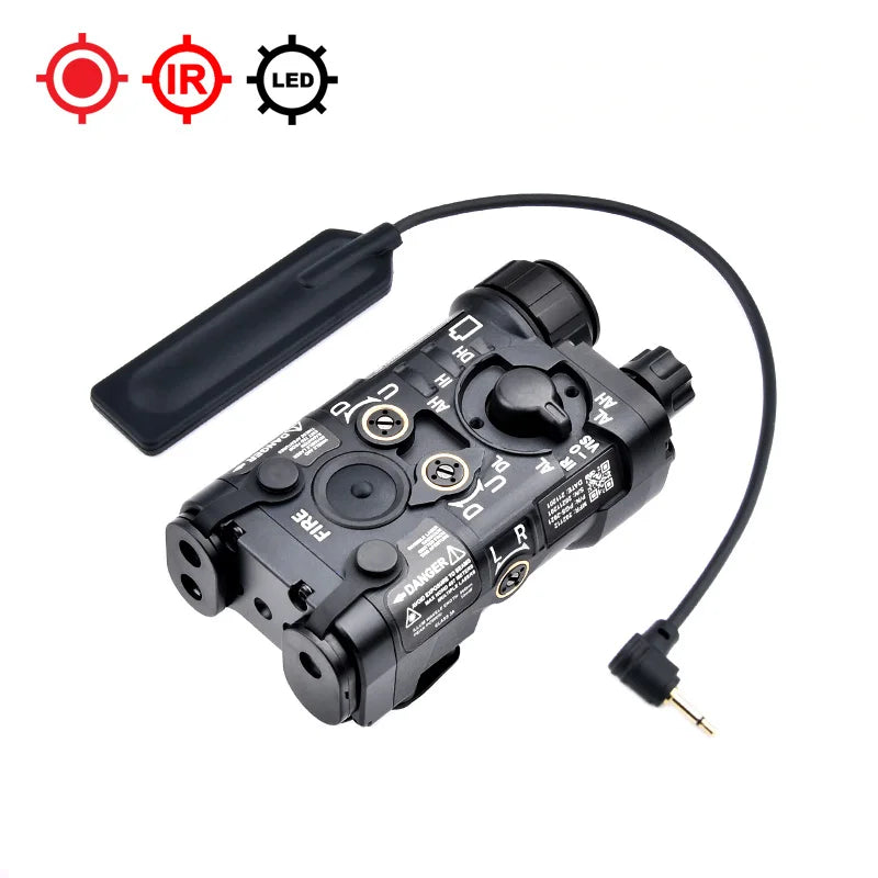 Airsoft CNC IR Laser Sight RAID CQBL PEQ PERST NGAL OGL DBAL IR Device Metal Material  Red, Green, Blue Laser IR Laser 20mm Rail