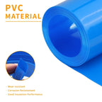 3/5M Transparent/Blue 7mm~150mm PVC Heat Shrink Tube 18650 Lithium Battery Pack Insulated Film Wrap Case Protector Cable Sleeve
