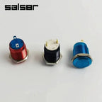 10pcs 12mm Anodize Red Blue Green Black Yellow Waterproof High Flat Head Momentary Fixation Latching Metal Push Button Switch