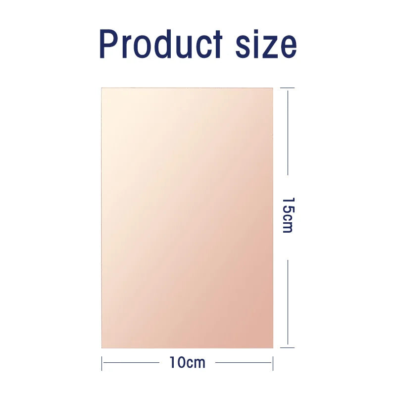PCB Board FR4 Copper Clad Single Sided Prototype Laminate Circuit Board 7x10/10x15/15x20/20x30CM for DIY Electronics Projects