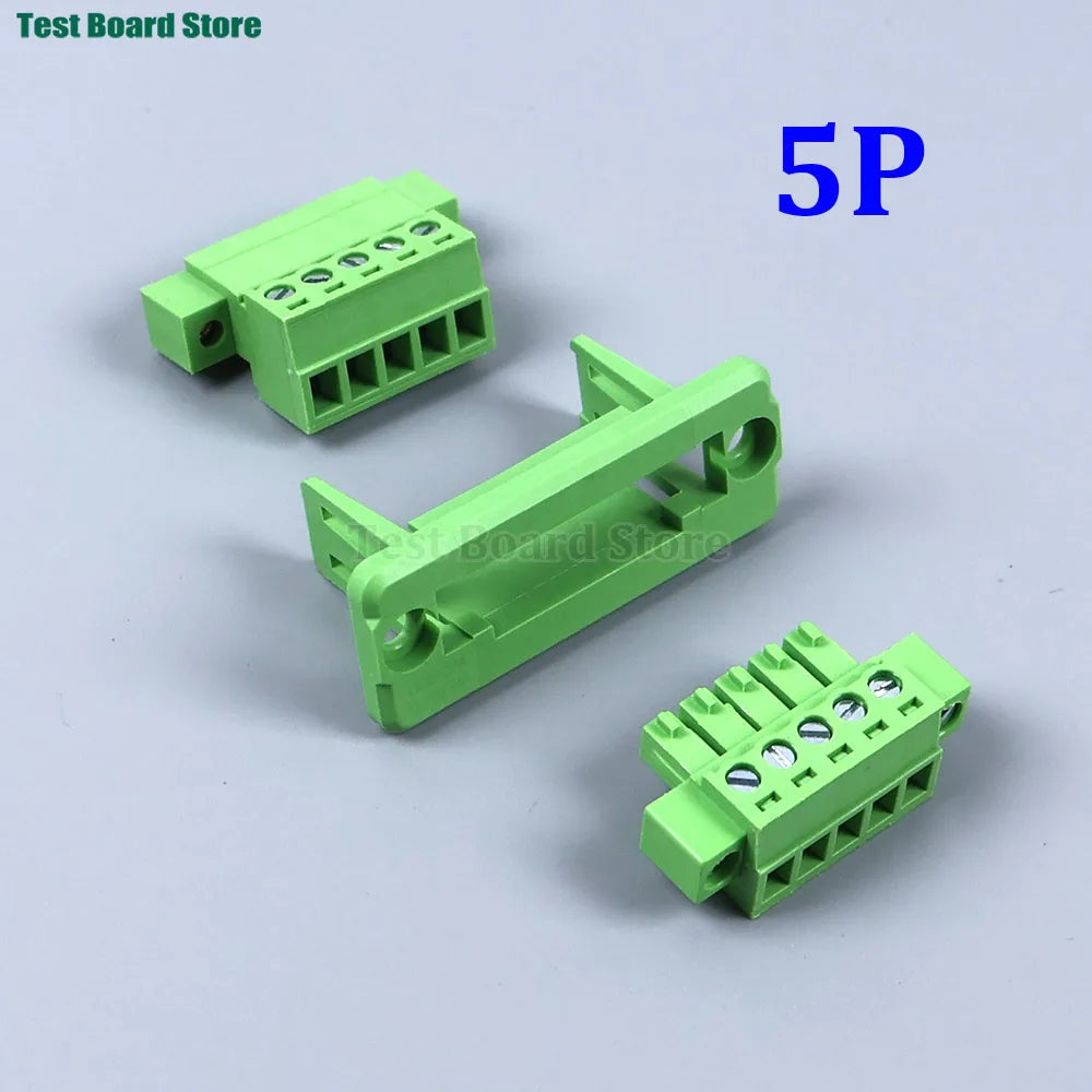 1Set 15EDGWC Pitch 3.81mm 2P/3P/4P/5P/6P/7P/8P/9P/10P/12P/16P/24P Pluggable Terminal Block Connector