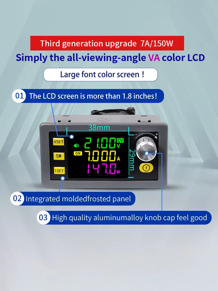 SK150 SK120 SK60 SK150S Buck Boost Converter 150W 120W 60W CNC CC CV MPPT Power DC Adjustable Regulated Solar Charging Module
