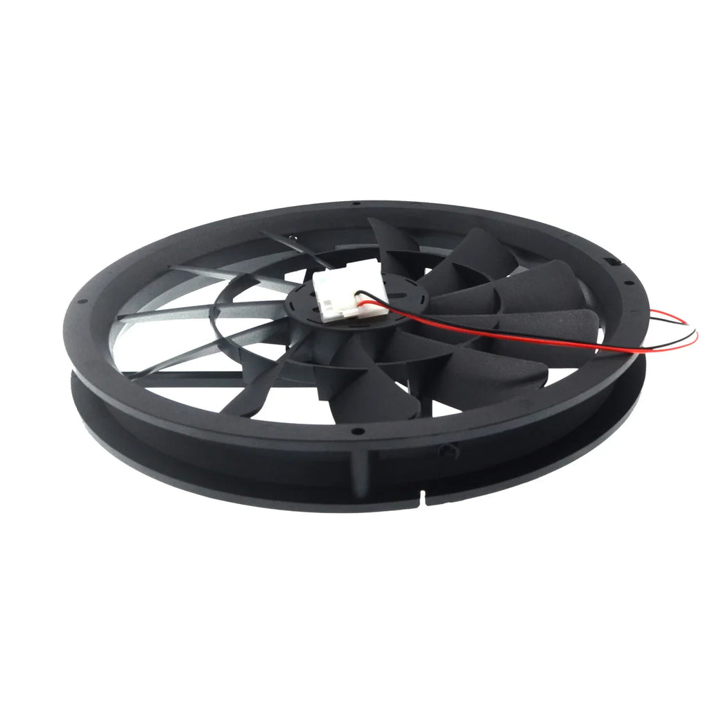 High Airflow 250mm X 30mm PC Cases Fan: 12V, 120CFM, Quiet 40dBA, Dual Ball Bearing, Molex, with 25cm Grill & Mounting Ki