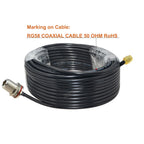 1PCS RG58 Cable Waterproof N Female Bulkhead to SMA/ RP-SMA Male Female RF Coax Pigtail 3G 4G 5G LTE Antenna Extension Jumper