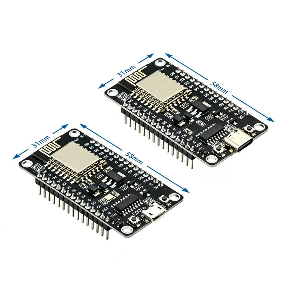 ESP8266-V3 NodeMCU LUA CH340 ESP-12E WiFi Internet Development Board 4M Flash Serial Wireless Module for Arduino Type-c usb