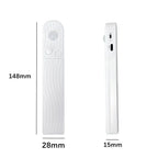 Dual Mode Adjustable 5V COB LED Strip Motion Sensor Night Light, Smart Induction Lamp for Bathroom Bedroom Bedside Home Decor