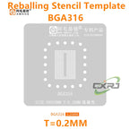 Amaoe BGA Reballing Stencil Template For SSD NAND Flash Memory Chip IC BGA132 BGA316 BGA152 Positioning Solder Plate Tin Net