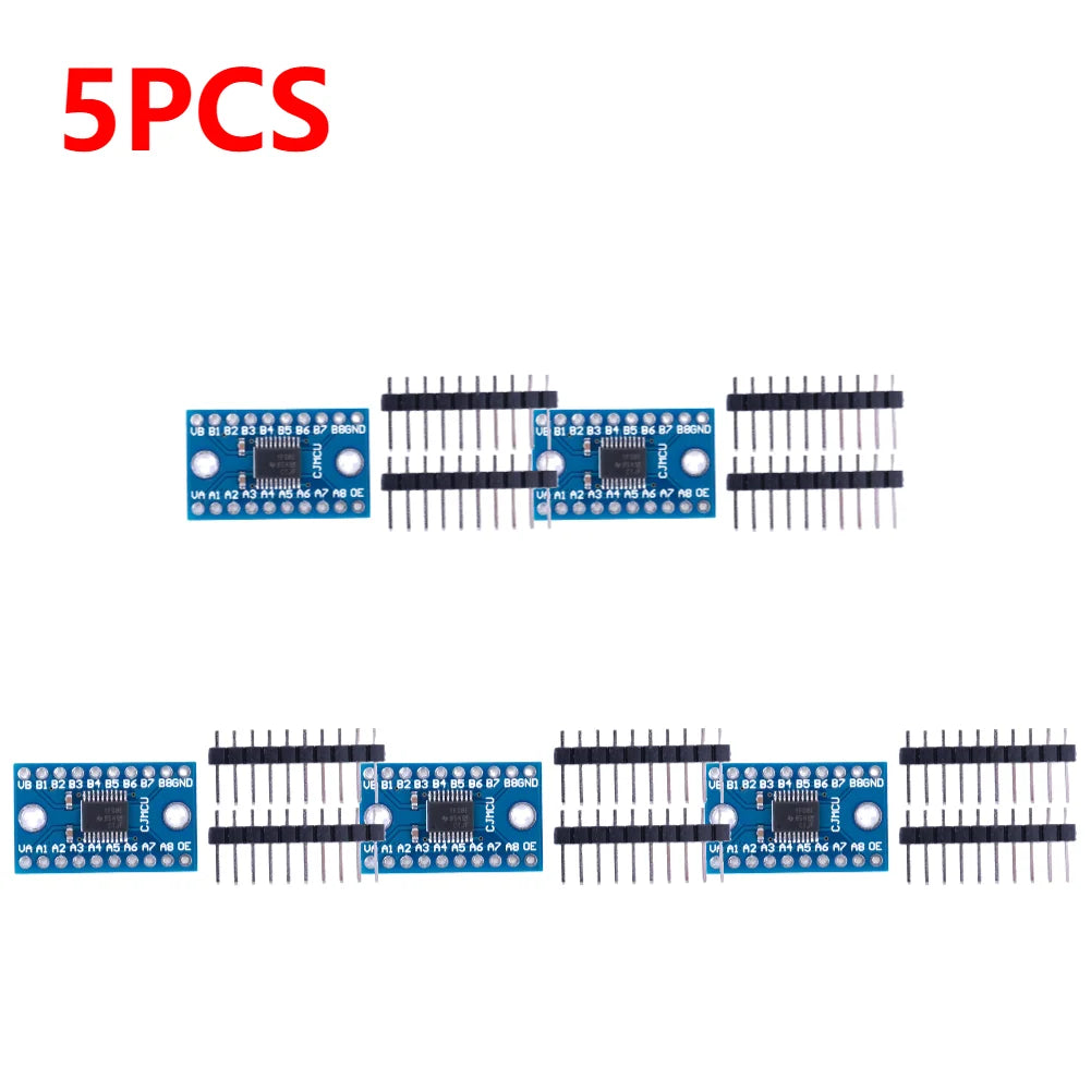 1-10PCS TXS0108E Logic Level Shifter Bi-Directional Module 3.3V 5V 8 Channel Voltage Level Translation Module for Raspberry Pi