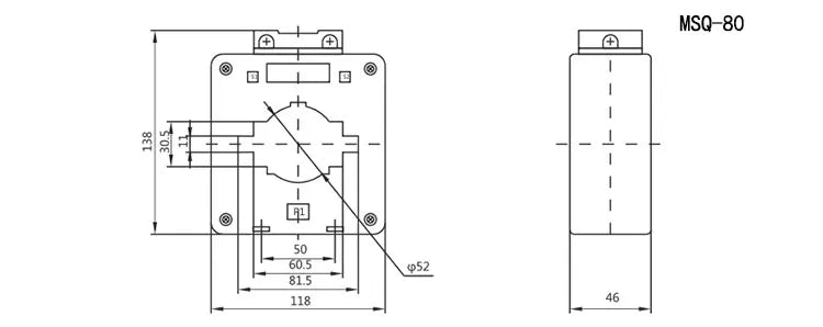 MSQ-30B Current Transformer  5/5A 10/5A 15/5A 20/5A 30/5A 150/5A MES-30B
