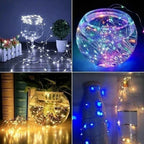 1/5/10pcs Fairy Lights String Button Battery Light Home Decor Living Bedroom Garden Christmas Wedding New Year Ornament Garland