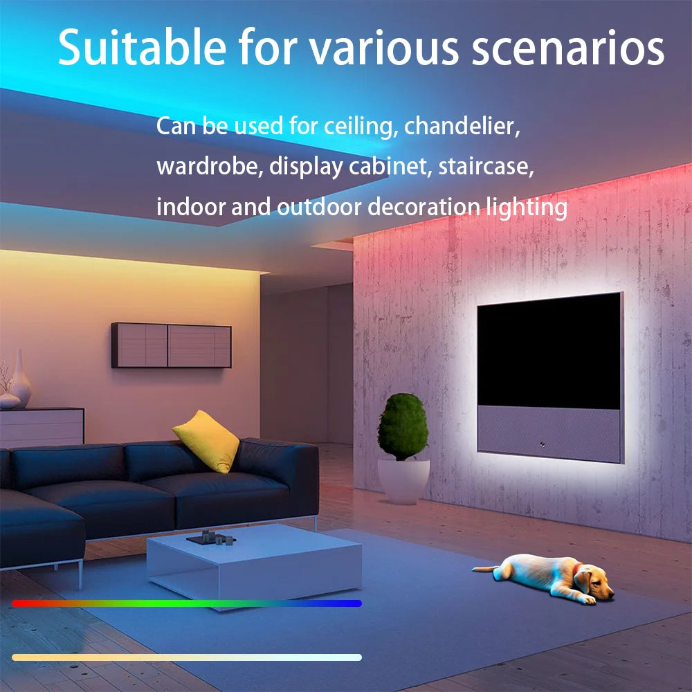COB LED Strip Light Linear 8/10mm 480/528Leds/m soft Tape Warm Natural White Red Blue Green led lamp DC12/24V