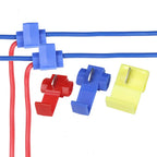 50/20/10PCS Quick Splice Wire Connector AWG22-18 Without Breaking Cable Insulated Crimp Quick Splice Electrical Terminals