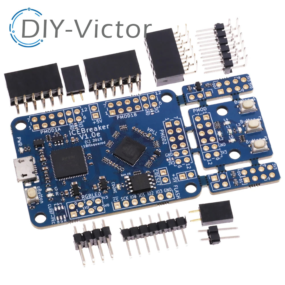 V1.0e FPGA Development Board ICE40UP5k 120 Kbit For Pmod Connectors ICEBreaker