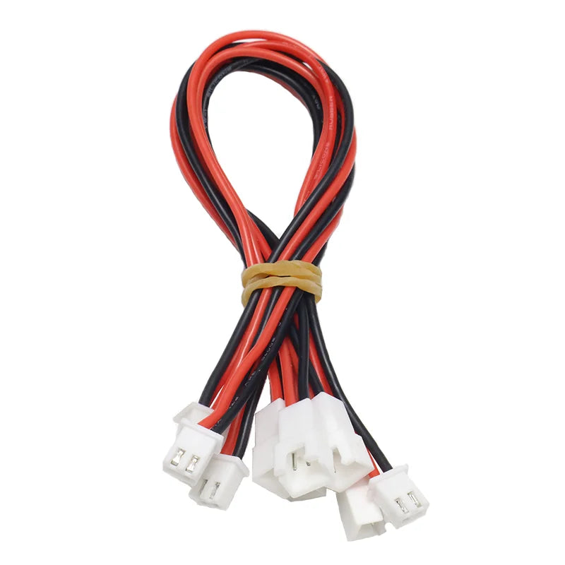 6pcs JST-XH 1S 2S 3S 4S 5S 6S 7S 8S 30cm 22AWG Lipo Balance Wire Extension Charged Cable Lead Cord for RC Lipo Battery Charger