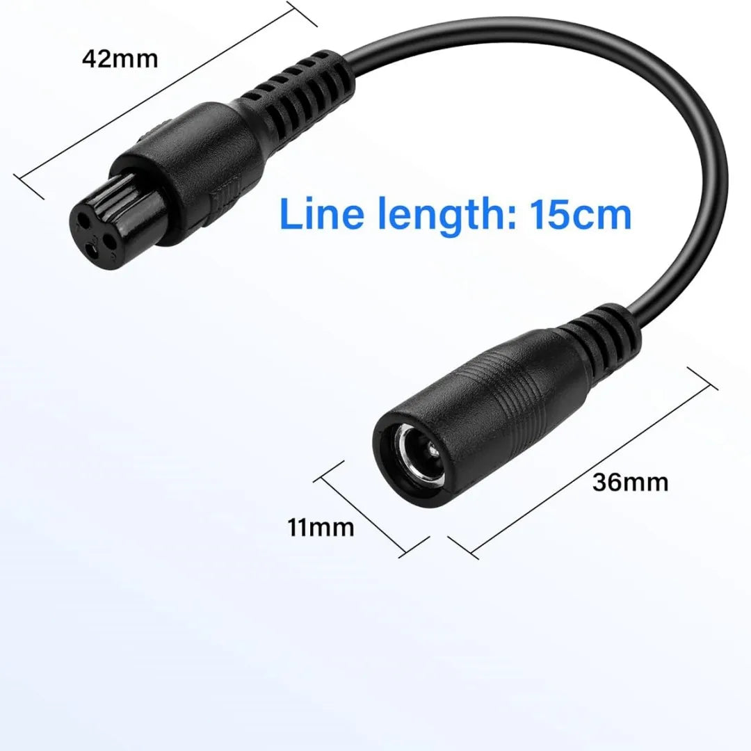 DC 5.5x2.1MM Female To M12 3pin Jack Power Charging Charger Convert Connect Plug Extend Cable Line Adapter