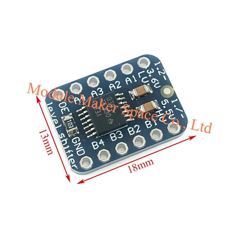 TXB0104 4-Channel Bidirectional Logic Level Shifter Module Auto Direction Sensing 3.3V/5V Logic Converter for I2C SPI UART
