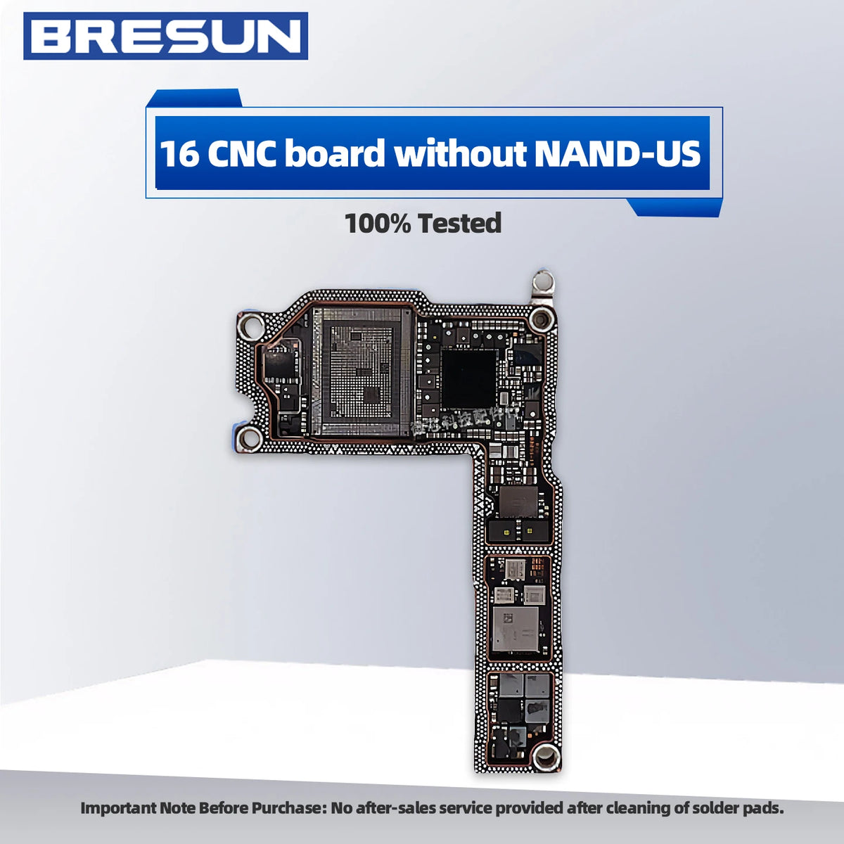 CNC CUT logic board for 16/16plus/16pro/16promax motherboard repair materials, polishing baseband for CPU & NAND Board Swap