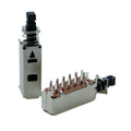10PCS 12Pin PS42F42 Right Angle PCB Latching Push Button Switch  DPDT Double Pole Self/No-Locking Key Power Switches
