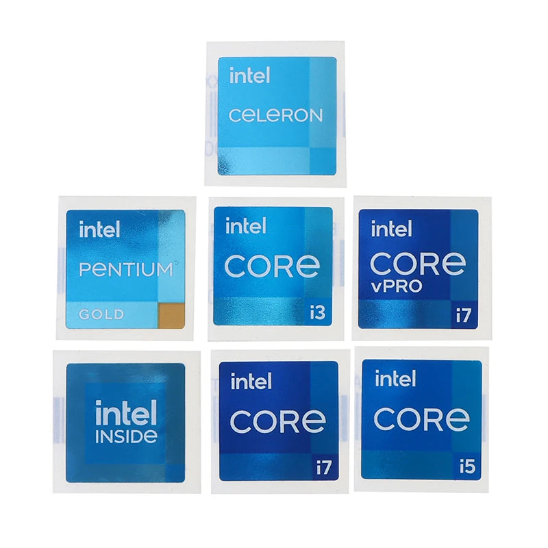 5PCS1.8*1.8cm DIY Original 11 Generation Evo Certification Label Core I9 I7 I5 I3 Laptop Desktop Cpu Sticker