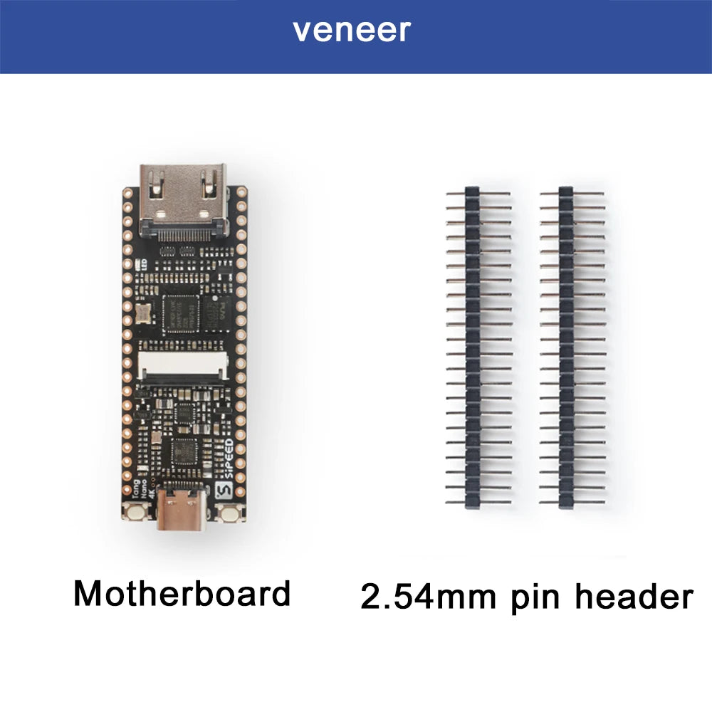 Sipeed Lichee Tang Nano 4K Gowin Minimalist FPGA GoAI Development Board Straight Into Breadboard +OV2640 Camera