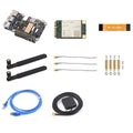 Raspberry Pi 5 PCIe to MiniPCIe 4G Gigabit Ethernet RJ45 USB HUB HAT With LTE Module SIM7600E SIM7600SA-H SIM7600G EC25-AUX EG25