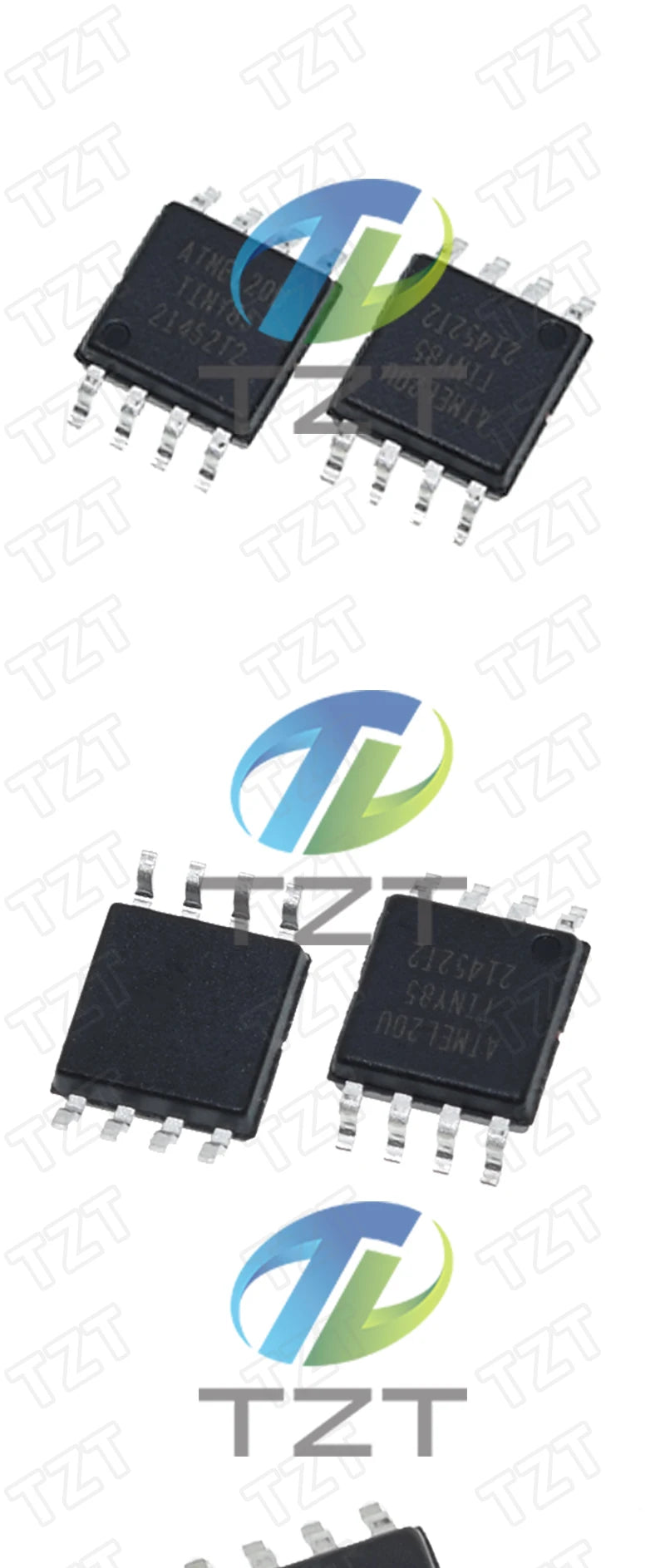 GREATZT 1/5/10PCS ATTINY85-20SU SOP-8 8KB 20MHz AVR 8Bit Microcontroller