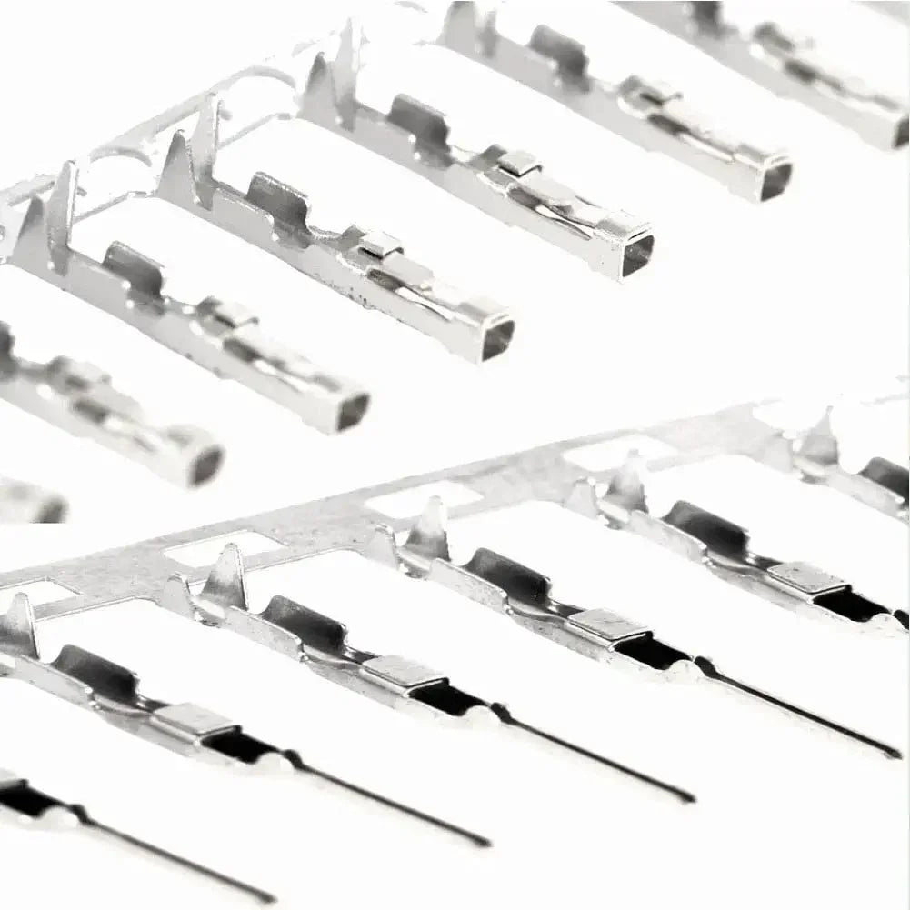 100Pairs Dupont Connector 2.54mm Jumper Wire Cable Pin Connector Terminal Male and Female Pin Connector Kit for Housing Jumper