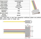 24V to 12V 1A-5A Buck Model Converter 60W Waterproof DC Step Down Model Power Converter Buck Voltage Regulator for Cars