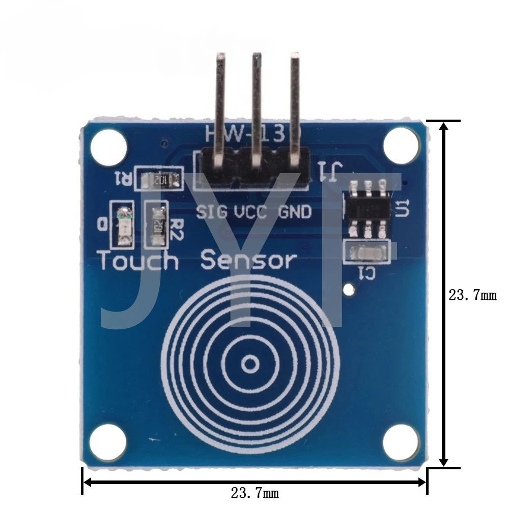 5PCS TTP223 Touch Switch Module TTP223B 1 Channel Jog Digital Capacitive Touch Sensor TTP223