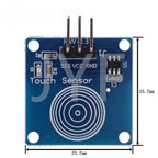 5PCS TTP223 Touch Switch Module TTP223B 1 Channel Jog Digital Capacitive Touch Sensor TTP223