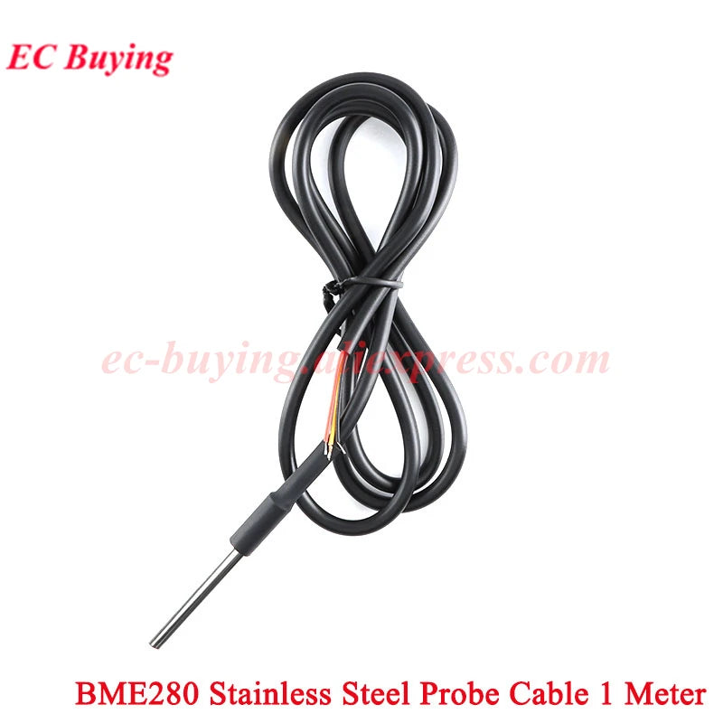 DS18B20 LM35DZ BMP180 BMP280 BME280 BMP180 BME680 BME688 SGP30 SGP40 Waterproof Thread Temperature Probe Sensor Stainless Steel