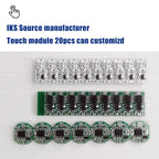 Mini Touch Switch Sensor Dimmable Switch Button Smart Home Switch Controller for DC3.7-24V Closet Corridor LED Strip Customized