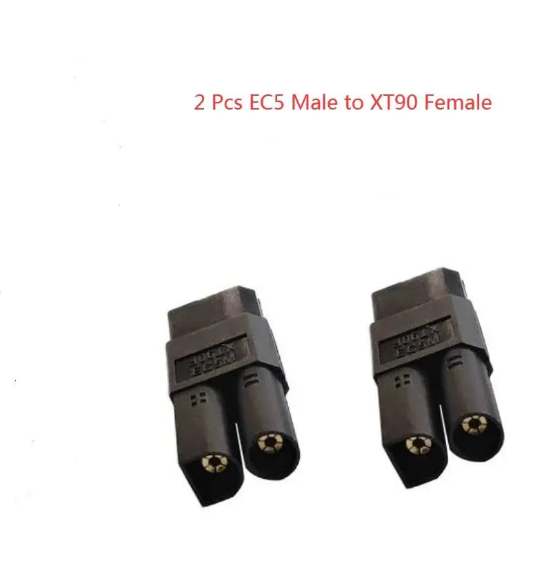 EC5 Male to XT90 Female XT90 Male to EC5 Female XT60 One Piece Adaptor Plug for RC hobby  plane boat car charger accessories